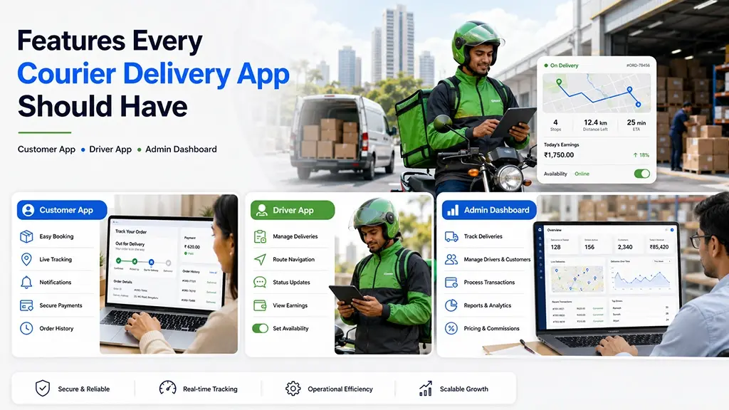 Courier Delivery App Clone Guide for Modern Logistics Startups