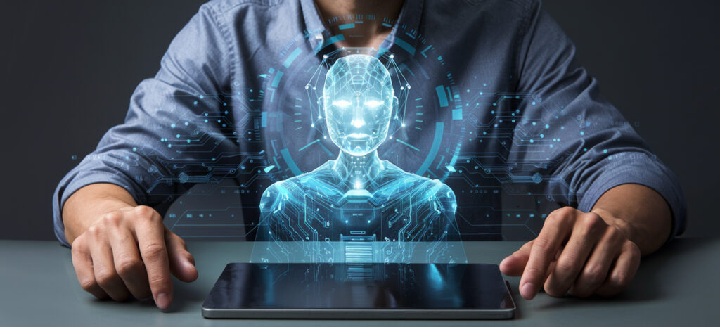 chatbot conversation person using online customer service with chat bot get support artificial