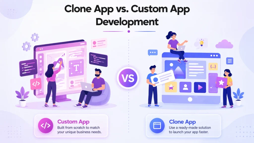 Clone Apps vs Custom App Development: Making the Right Choice