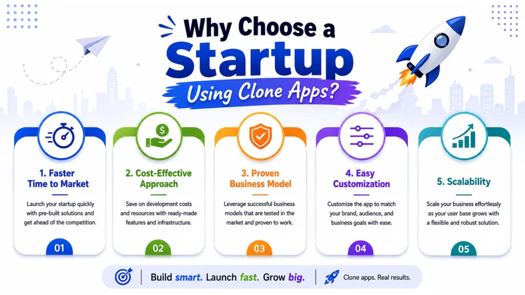 How to Launch a Successful Startup Using Clone Apps?